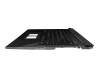 6070B1886121 original Asus keyboard incl. topcase DE (german) black/black/transparent/grey with backlight