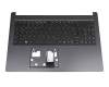 6BHSJN7011 original Acer keyboard incl. topcase DE (german) black/black