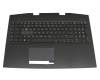 71NHY132084 original HP keyboard incl. topcase DE (german) black/black with backlight