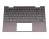 71NII23117 original HP keyboard incl. topcase DE (german) black/black with backlight