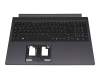 71NIV1BO019 original Acer keyboard incl. topcase DE (german) black/black with backlight