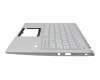 7545490700003 original Acer keyboard incl. topcase US (english) silver/silver with backlight