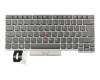 83E001J original Lenovo keyboard DE (german) black/silver with mouse-stick