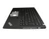 851-00050-00A original Lenovo keyboard incl. topcase DE (german) black/black with backlight and mouse-stick