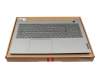 8SSN20Z38611L original Lenovo keyboard incl. topcase DE (german) dark grey/grey with backlight and mouse-stick