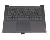 8SSTT60V07208 original Lenovo keyboard incl. topcase DE (german) grey/grey