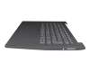 8SSTT60V07208 original Lenovo keyboard incl. topcase DE (german) grey/grey