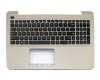 90NB0621-R31US0 original Asus keyboard incl. topcase US (english) black/champagne