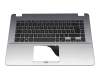 90NB0I12-R30GE0 original Asus keyboard incl. topcase DE (german) black/silver