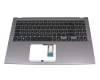 90NB0M93-R31GE0 original Asus keyboard incl. topcase DE (german) black/grey