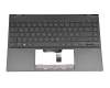 90NB0QX0-R30GE0 original Asus keyboard incl. topcase DE (german) grey/black