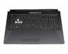 90NR0713-R31GE0 original Asus keyboard incl. topcase DE (german) black/transparent/black with backlight