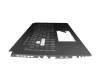 90NR0901-R31GE0 original Asus keyboard incl. topcase DE (german) black/transparent/grey with backlight