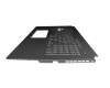 90NR0901-R31GE0 original Asus keyboard incl. topcase DE (german) black/transparent/grey with backlight