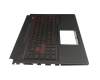 90NR0GN1-R31GE0 original Asus keyboard incl. topcase DE (german) black/black with backlight