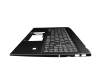 95715921EC06 original MSI keyboard incl. topcase DE (german) black/black with backlight