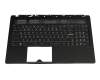 95716K62EC07 original MSI keyboard incl. topcase DE (german) black/black with backlight