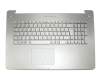 9Z.N8BBU.L00 original DFE keyboard incl. topcase SF (swiss-french) silver/silver with backlight