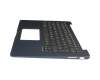 9Z.NBXBW.F0G original Asus keyboard incl. topcase DE (german) black/blue with backlight