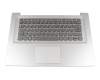 9Z.NDSBN.B0G original Darfon keyboard incl. topcase DE (german) grey/silver with backlight