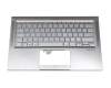 9Z.NFKLN.401 original Asus keyboard incl. topcase DE (german) silver/silver with backlight