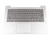 9Z.NSSBN.C0G original Darfon keyboard incl. topcase DE (german) grey/silver with backlight