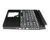 ACM18K5D0 original Chicony keyboard incl. topcase DE (german) black/black with backlight