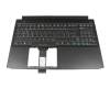 ACM18K6D0 original Chicony keyboard incl. topcase DE (german) black/black with backlight