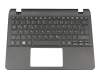 AEZHJG00020 original Quanta keyboard incl. topcase DE (german) black/black