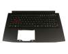 AM211000400 original Acer keyboard incl. topcase DE (german) black/black with backlight