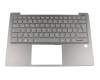 AM2D5000B10 original Lenovo keyboard incl. topcase DE (german) grey/grey with backlight