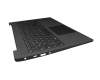 AP1K7000510 original Lenovo keyboard incl. topcase DE (german) black/grey with backlight