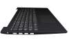 AP1RU000200 original Lenovo keyboard incl. topcase DE (german) dark grey/grey