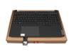 AP39J000900 original Lenovo keyboard incl. topcase DE (german) black/black with backlight