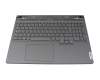 B224002A1S original Lenovo keyboard incl. topcase DE (german) grey/grey with backlight