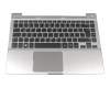 BA75-03982C original Samsung keyboard incl. topcase DE (german) black/silver with backlight