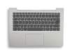 BFA1Y000502-A original Lenovo keyboard incl. topcase DE (german) grey/silver