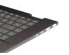 BSKQQA0LZJ2029 original HP keyboard incl. topcase DE (german) black/grey with backlight