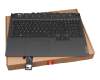 DC33001TQ00 original Lenovo keyboard incl. topcase DE (german) black/black with backlight RGB