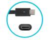 Dell Venue 10 Pro original USB-C AC-adapter 100.0 Watt rounded Plus