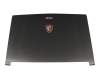 Display-Cover 39.6cm (15.6 Inch) black original suitable for MSI GE62MVR 6RF (MS-16JB)