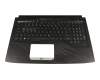 EABKL005040 original Asus keyboard incl. topcase DE (german) black/black with backlight