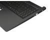 EAZAU00205A original Acer keyboard incl. topcase DE (german) black/grey with backlight