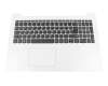 EC13R000100 original Lenovo keyboard incl. topcase DE (german) grey/white