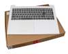 EC13R000100 original Lenovo keyboard incl. topcase DE (german) grey/white