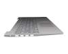 EC1JV000200 original Lenovo keyboard incl. topcase DE (german) grey/silver