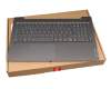 ET1K7000200 original Lenovo keyboard incl. topcase DE (german) grey/grey with backlight