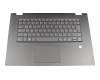 ET2G9000200 original Lenovo keyboard incl. topcase DE (german) grey/grey with backlight