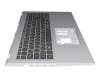 FA34G000D10 original Acer keyboard incl. topcase DE (german) black/silver with backlight