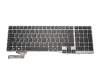 FUJ:CP700238-XX original Fujitsu keyboard DE (german) black/silver with backlight